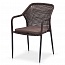  Плетеный стул Y35B-W2390 Brown с подушкой