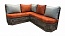Угловой диван Амстердам с рамочными фасадами