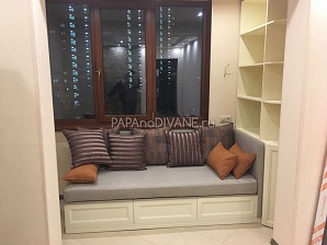 Прямой диван Палермо с рамочными фасадами